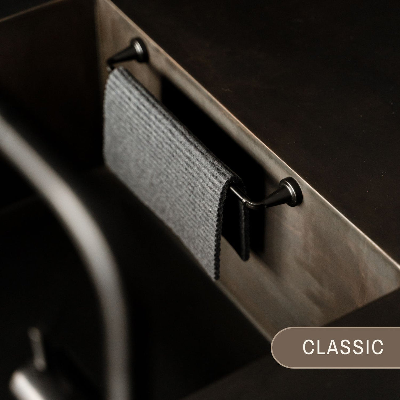 KLASSISK – Magnetisk Klutstang | med motmagnetmontering