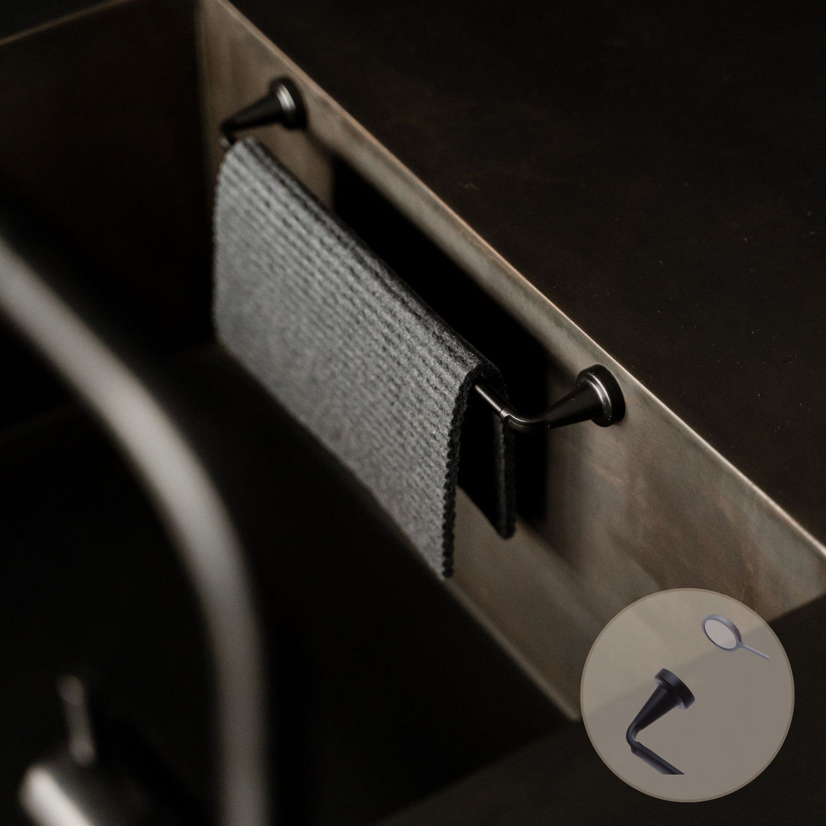 Magnetisk Klutstang | med motmagnetmontering