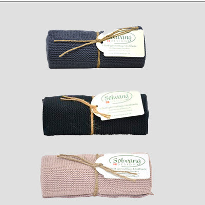 Øko strikket kjøkkenhåndkle